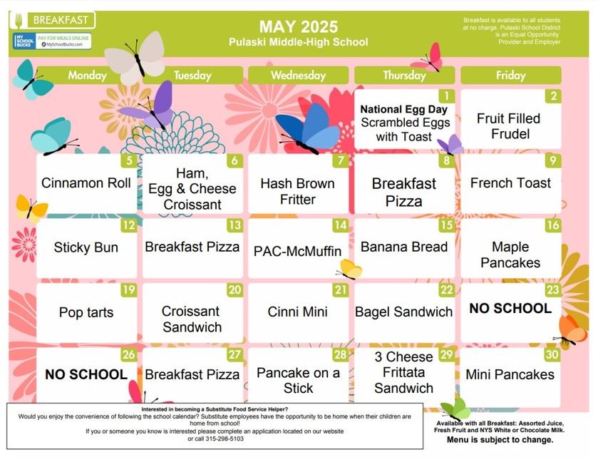 MSHS Breakfast